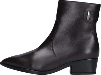 Gabor Enkellaarsjes - Dames - Laarzen met Hak - Bruin - 36 EU - Leer - Schoenen