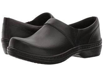 Klogs Mission Womens Clog Shoes Black Smooth Leather : 12 W (E)