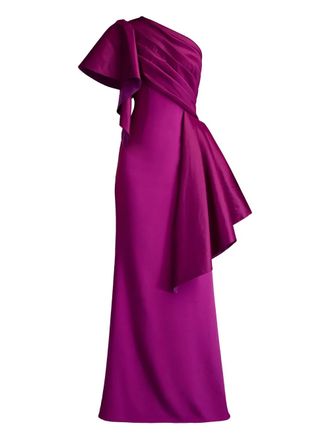 Tadashi Shoji Santa Fe dress - women - Spandex/Elastane/Polyester - L - Purple