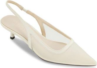 Yosi Samra Delilah Slingback Pump in Cream at Nordstrom, Size 7.5