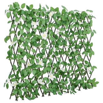 Berkfield Home Artificial Ivy Trellis Expandable Green 5 pcs 186x30 cm