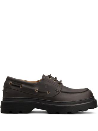 Tod's Tods Mens Leather Boat Shoes