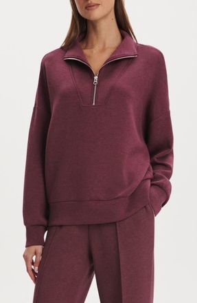 Varley Hawley Half-Zip Sweatshirt in Sassafras Marl at Nordstrom, Size X-Large