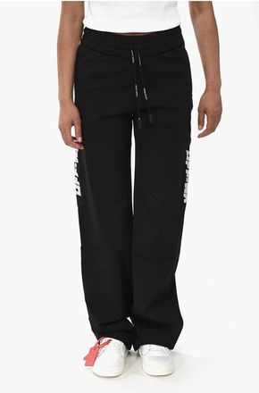 Off-white ATHLEISURE Track Pants with Branded Side Stripes size Xs