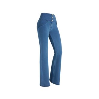 Freddy Jeggings push up WR.UP flare vita alta in cotone organico