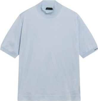 Prada Truien & Vesten, Heren, Blauw, M, Katoen, Maglia