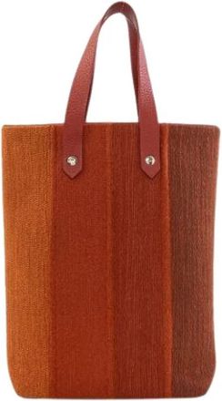 Herm&egrave;s Pre-owned Ahmedabad Handbag - Dames - Vintage Shopper - Oranje - ONE Size - Vintage