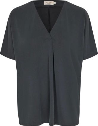 Masai Top in jersey Bianna - - Blouses & Shirts - Donna - Grigio - L