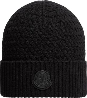 Moncler Bonnet Edit - Heren - Hoeden - Zwart - ONE Size - Accessoires