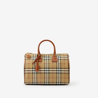 Burberry Medium Check Bowling Bag