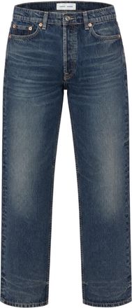 Sams&oslash;e & Sams&oslash;e Regular Fit Vintage Wash Straight-Leg Jeans