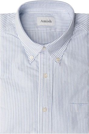 Amish America Shirt Stripe - Heren - Casual Overhemden - Veelkleurig - L - Overhemden