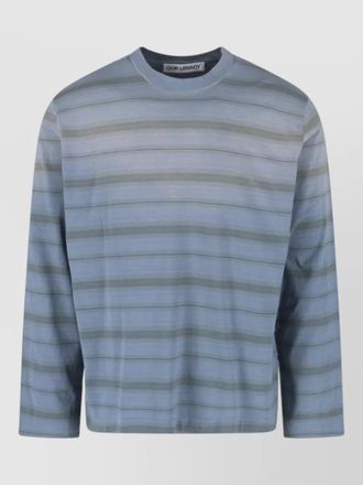 Our Legacy crew neck long sleeve striped t shirt