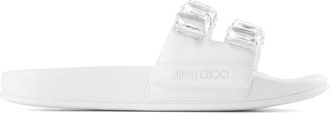 Jimmy Choo London Sandali slides Fitz - Bianco