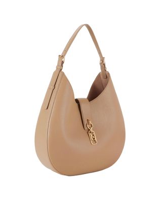 Elisabetta Franchi Womens Hobo Bag Argilla Clay Shell: Polyester Shoulder