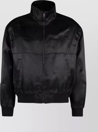 Saint Laurent zippered high collar jacket