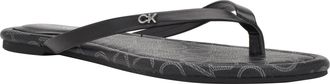 Calvin Klein Womens Cruzy Flip Flop, Black 001, 8.5