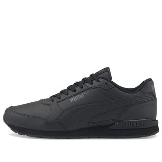 Puma ST Runner V3 Leather Triple Black 384855-11