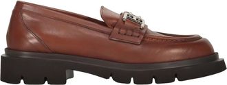 Bally Loafers van leer - Dames - Loafers - Bruin - 38 EU - Leer - Schoenen