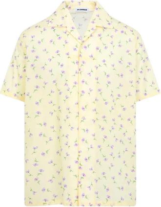 Jil Sander Camicia Jil Sander a maniche corte con stampa floreale