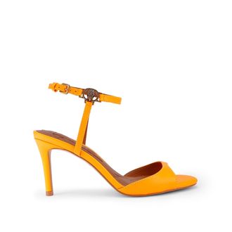 Kurt Geiger Womens Leather Chelsea Strap Holder Sdl Sandals - Orange
