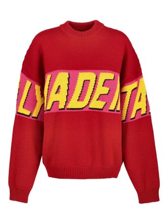 GCDS x Barilla 2019 wool-blend jumper - men - Wool/Modacrylic - L - Red