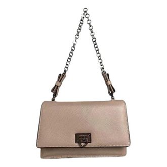 Ferragamo Pre-owned Leren Schoudertas - Dames - Pre-owned - Roze - Maat: ONE Size Leer
