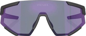 Prada PS04WSDG006F Rectangle Rimless Sunglasses - Purple
