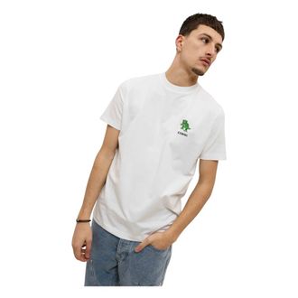Iceberg T-Shirts, male, White, Size: 2XL 5D F015 Jersey T-Shirt