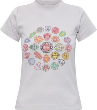 Balenciaga T-Shirts - Dames - T-shirts - Grijs - L - Tops