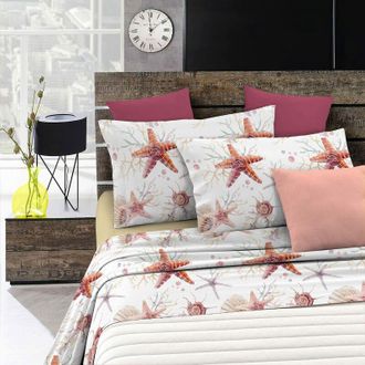 Italian Bed Linen Italian Bed Linen - Completo Letto Fantasy Matrimoniale Starfish