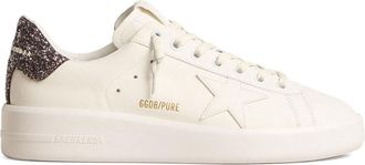 Golden Goose White Pure Star Leather Sneakers