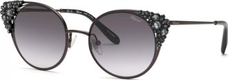 Chopard Womens SCHL06S530530 SCHL06S 53 0530 Sunglasses - Black - One Size