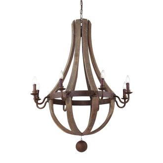 Netlighting Millennium 8 Light Ceiling Pendant Brown E14