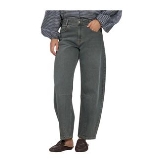 MY ESSENTIAL WARDROBE Jeans, Dames, Grijs, W29, Barrel Jeans