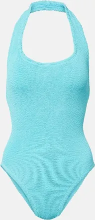 Hunza G Sandy halterneck swimsuit
