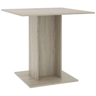 vidaXL Tavolo Da Pranzo Rovere Sonoma 80x80x75cm In Legno Multistrato - Vidaxl