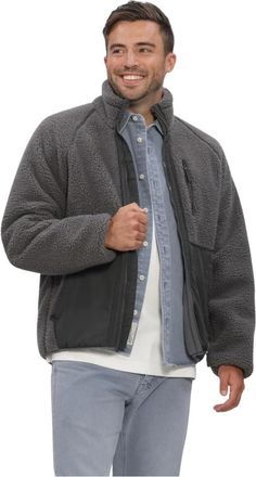 Butcher of Blue Reese Fleece Jacket - Heren - Zomerjassen - Grijs - 2XL - Polyester - Jassen