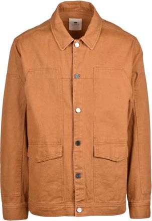 Anerkjendt Jassen, Heren, Bruin, S, Denim, Denim Jas