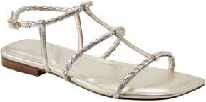 Marc Fisher Maze Strappy Sandal in Gold at Nordstrom Rack, Size 9