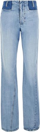 Maison Margiela Jeans - Dames - Regular Fit Jeans - Blauw - S - Jeans