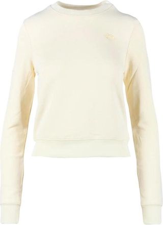 Diesel Cream Cotton Nylon Sweatshirt