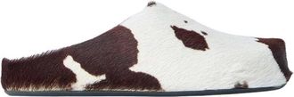 Marni Fussbett Sabot - Heren - Slip ons - Bruin - 42 EU - Leer - Schoenen