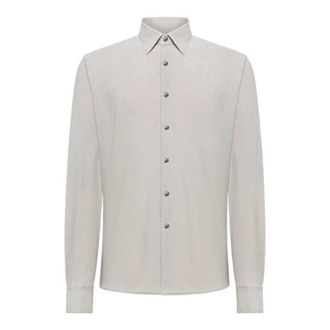 Roberto Ricci Design Techno Wash Piqu&eacute; Shirt - Heren - Casual Overhemden - Grijs - 2XL - Overhemden
