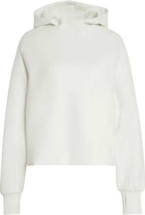 adidas Soft Lux Winter Knit Hoodie Hoodie f&uuml;r Damen | wei&szlig;