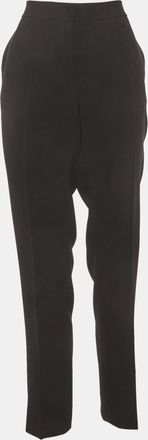 Carolina Herrera Black Crepe Formal Trousers