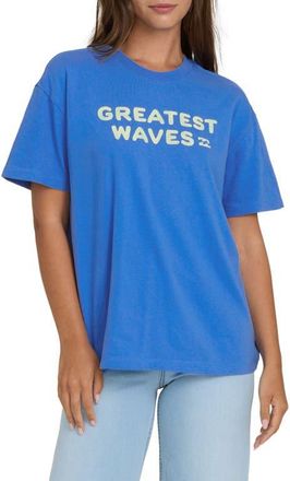 Billabong 73 Greatest Waves Graphic T-Shirt in True Blue at Nordstrom, Size X-Small