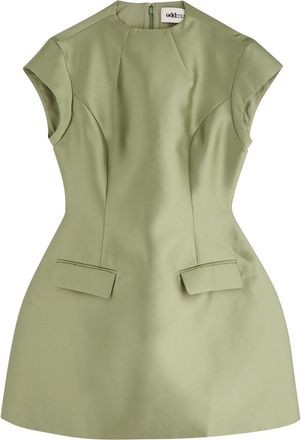 Odd Muse The Ultimate Muse Crepe Mini Dress - Olive - XL (UK14)