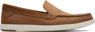 Clarks Bratton Moccasin - Heren - Loafers - Bruin - 41 1/2 EU - Leer - Schoenen