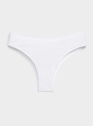 Miiyu Womens Solid high-cut Brazilian panty Organic cotton